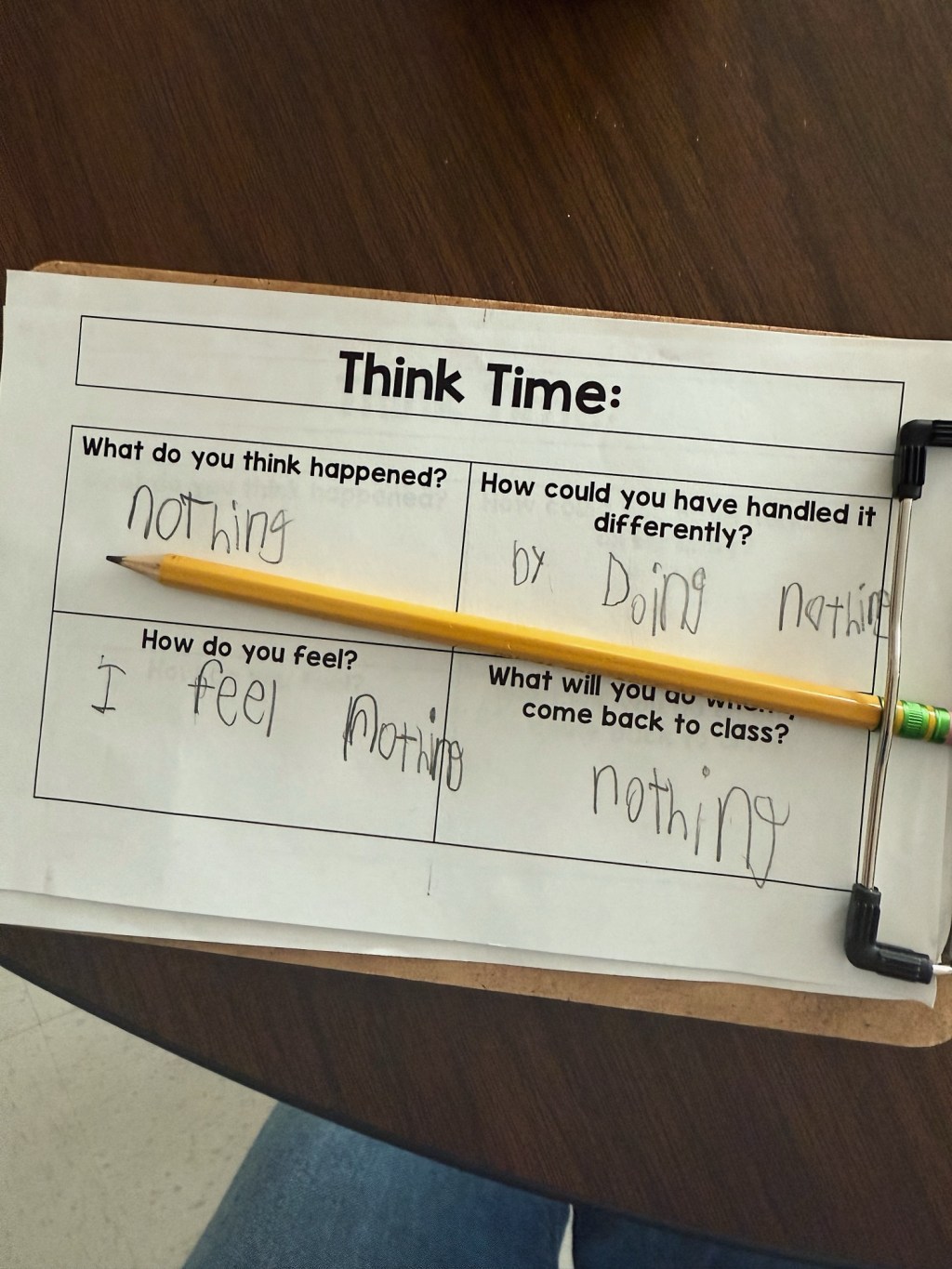 Think Time: I Did&nbsp;Nothing